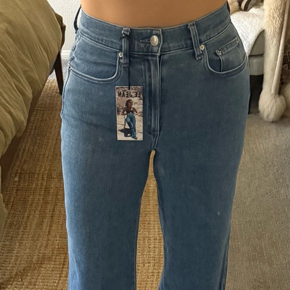 LE JEAN juliette wide leg ankle jeans in desert - BRAND NEW - Picture 1 of 10